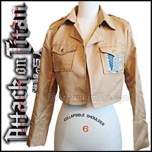 ❌SOLD Attack on Titan cosplay jacket military uniform anime costume mikasa